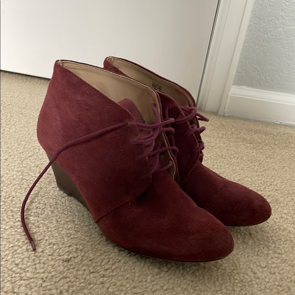 Sole Society Wedge Booties